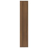 Wall Shelf Brown Oak 36x16x90 cm Engineered Wood