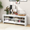 Corner TV Stand 3-Tier Entertainment Center Console Table w/Shelves