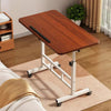 Overbed Bedside Desk Rolling PC Laptop Stand Tilting Table with Wheel Adjustable