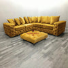 Square Coffee Table Chesterfield Upholstered Footstool Pouffe Foot Stool Seat