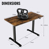 Electric Height Adjustable Standing Desk Sit to Stand Computer Workstation Table