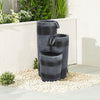 Big Sale Solar Powered Water Feature Outdoor Fountain Garden Ornament LED Lights