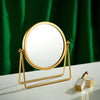 Golden Dressing Table Vanity Mirror FreeStanding Tabletop Makeup Cosmetic Mirror