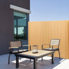 Bamboo Slat Natural Garden Fencing Privacy Screen Fence Panel Roll Green Yellow