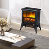 Electric Fireplace Fire with Wood Flame Heater Stove Log Burner Fan Heat 2KW Zfo