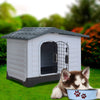 Large Waterproof Outdoor Indoor Plastic Pet Puppy Dog House Home Shelter Kennel