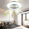 Modern Ceiling Fan with Light Bluetooth APP+Remote Music Speaker RGB Dimmable