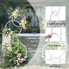 Wisfor Metal Wedding Arch Frame Garden Balloon Flower Display Backdrop Stand Dec