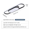 Dimmable Modern Ceiling Lamp LED Acrylic Linear Ceiling Light w/ Remote Bedroom