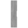 Bathroom Cabinet Grey Sonoma Engineered Wood Toilet Cupboard vidaXL