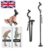 Adjustable Retractable Straight Posture Cane Walking Stick Camping Trekking Pole