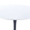 Modern Round Dining Room Table Bistro Bar Table Metal Base Kitchen Restaurant