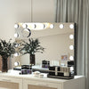 LED Hollywood Makeup Vanity Mirror Large Light Mirror with Dimmable LED Bulbs