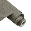 Plain Linen Woven Effect Slightly Textured Plain Dark Grey Free Match Wallpaper