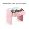 Vanity Stool Wooden Dressing Table Stool Stool Chair Bedroom Chairs & Stools
