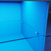 Black TV Stand Unit Cabinet Modern High Gloss Drawers 160cm with RGB LED Light
