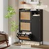 3 Drawer Shoe Cabinet Storage Cupboard Unit Shoe Rack Wooden Stand Organiser