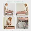 Adjustable Height Baby Changing Table Infant Diaper Changing Station with Wheels