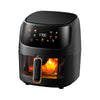 8L Visible Air Fryer 2400W Kitchen Oven Healthy Low Fat Oil Free Frying Cookers