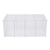 12 Panels Pet Playpen Fence DIY Puppy Rabbit Enclosure Exercise Plastic Cage