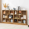 100 CM Wood Display Shelf Living Room Open Storage Cubes-Natural