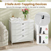 3-tier Wooden Nightstand Multipurpose 3-tier Side Cabinet