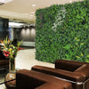 100cm Artificial Grass Panel Mat Background Wall Fake Lawn Topiary Plant Decor