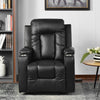 Leather Power Lift Riser Recliner Armchair Electric Single Sofa Arm Chair Black