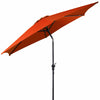 2.7 M Outdoor Patio Umbrella Garden Parasol with Crank Handle &Tilt Adjustment