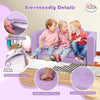COSTWAY 8-Piece Modular Kids Play Couch Convertible Climb & Crawl Foam-Purple