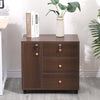 3/5 Drawer Mobile Filing Cabinets Printer Stand Pedestal Lockable Office Cabinet