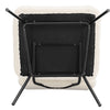 Teddy Wool Fabric Upholstered Accent Chair Living Room Bedroom Lounge Armchair