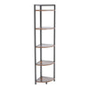 5 Tier Retro Ladder Bookcase Corner Bookshelf Shelving Rack Display Unit Storage