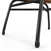 DAKO Garden Set SERRANTE – 2 Rattan-Effect Chairs with Cushions & Round Table