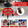 Rolling Seat Mechanic Stool Chair Height Adjustable Roller Work Chair w/Tray