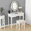 Vintage Dressing Table Desk Stool Vanity Seat Dresser Chairs Bedroom Carving Leg