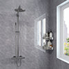 10 Pack Self-Adhesive Marble Tiles Sticker Stick On Wall Floor Kitchen Bathroom