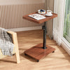 C Shaped End Table, Small Side Table for Couch, Sofa Table for Living Room