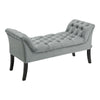 Upholstered Velvet Bed End Bench Chaise Chair Ottoman Stool Window Hallway Seat