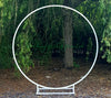 💖 LARGE 6ft ROUND MOONGATE BACKDROP HOOP WHITE RING WEDDING BALLOON EVENTS .