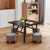 Folding Dining Table Kitchen Table Tea Coffee Space Saving Motorhome Playroom