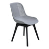 4pcs Dining Chairs Contemporary Lounge Dining Home Office Plastic Reception Seat