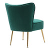 Scallop Back Armchair Cocktail Sofa Accent Seat Living Bedroom Cafe Lounge Sofa