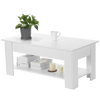 Lift Up Coffee Table With Storage Shelf Living Room Home Office Furniture Hiesss