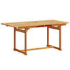 7 Piece Garden Dining Set Solid Wood Acacia and I5A9
