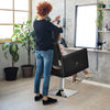 Salon Barber Chair Height Adjustable 360° Swivel Hairdressing Chair Hair Salon
