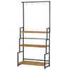 3 Tiered Plant Stand Rack with Hanging Hooks for Indoor Outdoor