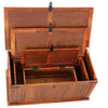 Storage Chests 3 pcs Solid Acacia Wood vidaXL