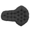 Large Garden Swing Seat Hanging Chair Basket Egg Shape Rattan with Matching Pad