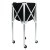 Foldable Tennis Ball Hopper Basket Cart Light Aluminum Alloy Trolley BS